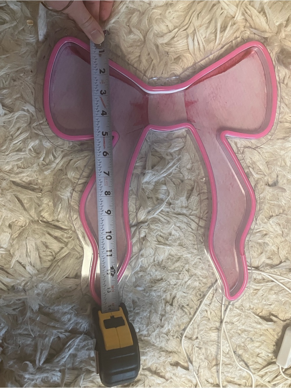 Pink LED Bow Light - Picture 7 of 8